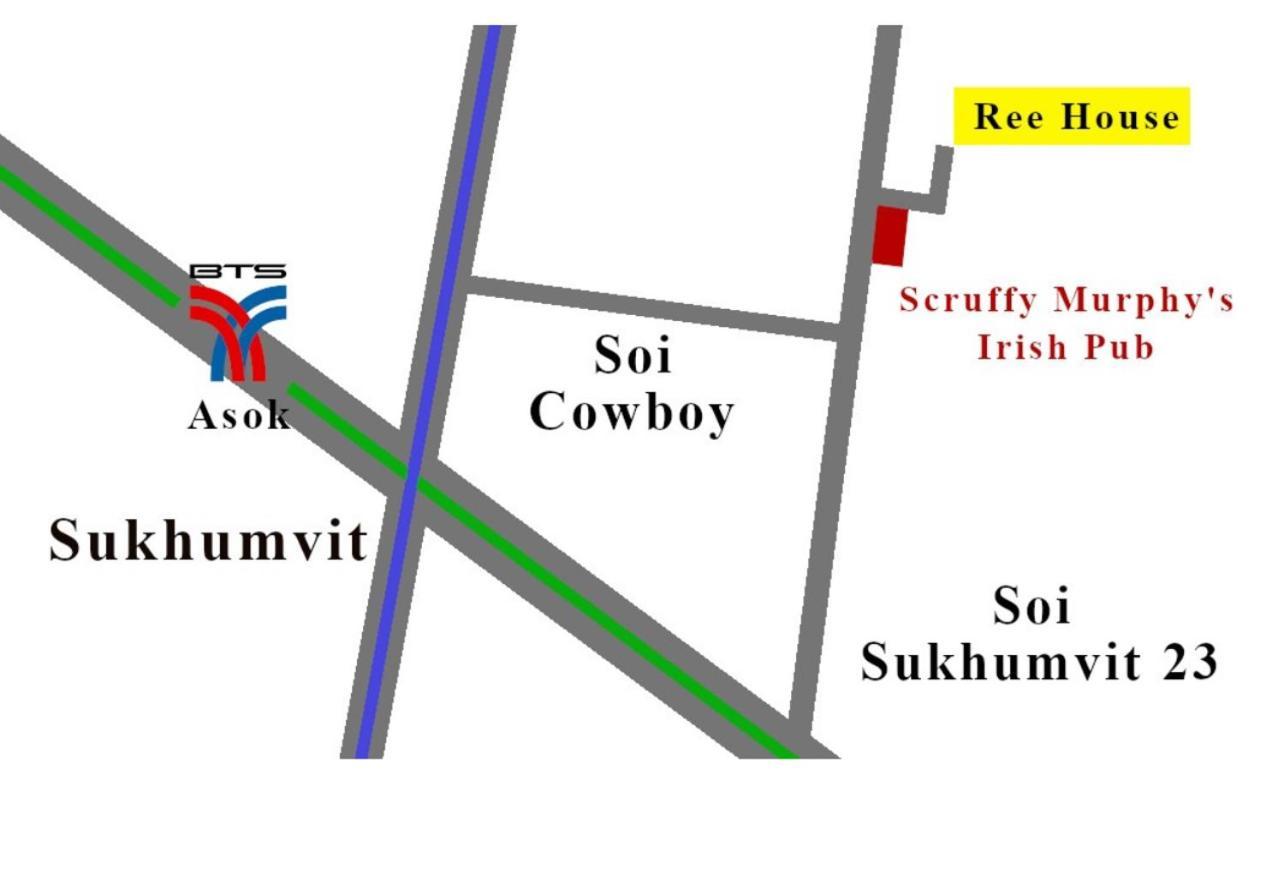 Ree House@Soi Cowboy-Asoke Bts-Mrt Hotel Bangkok Exterior photo